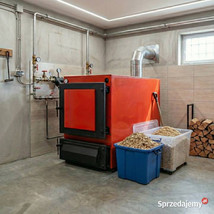Kocioł co na słomę i drewno TERMOMONT 40 KW