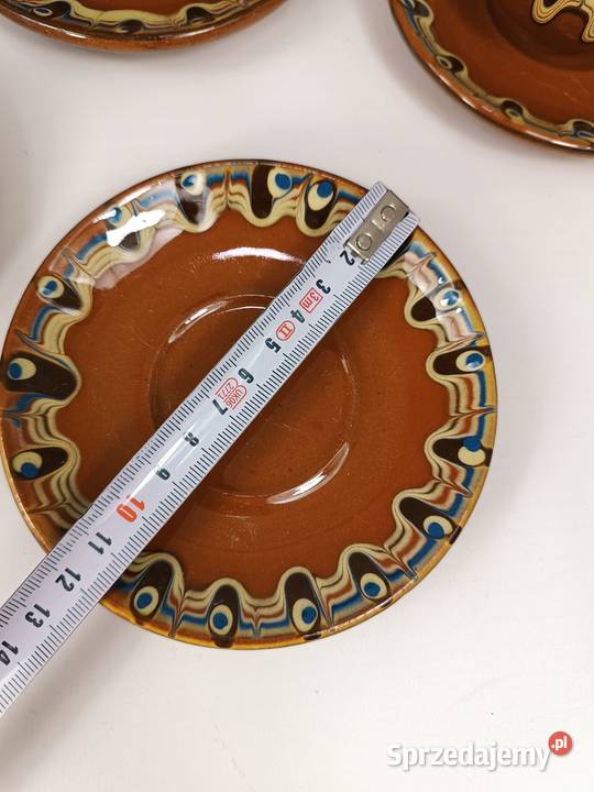 Zestaw naczyń Bułgaria filiżanki dzbanek patera Zielona Góra