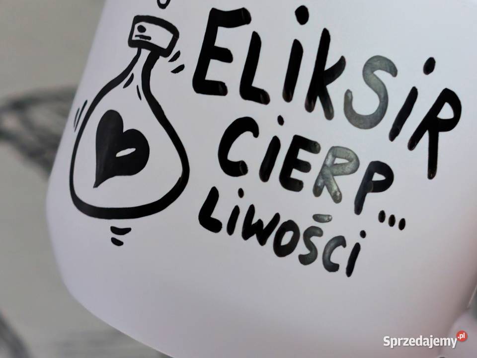 Kubek Ceramiczny Ręcznie Malowany ELIKSIR 300ml Dobrzykowice