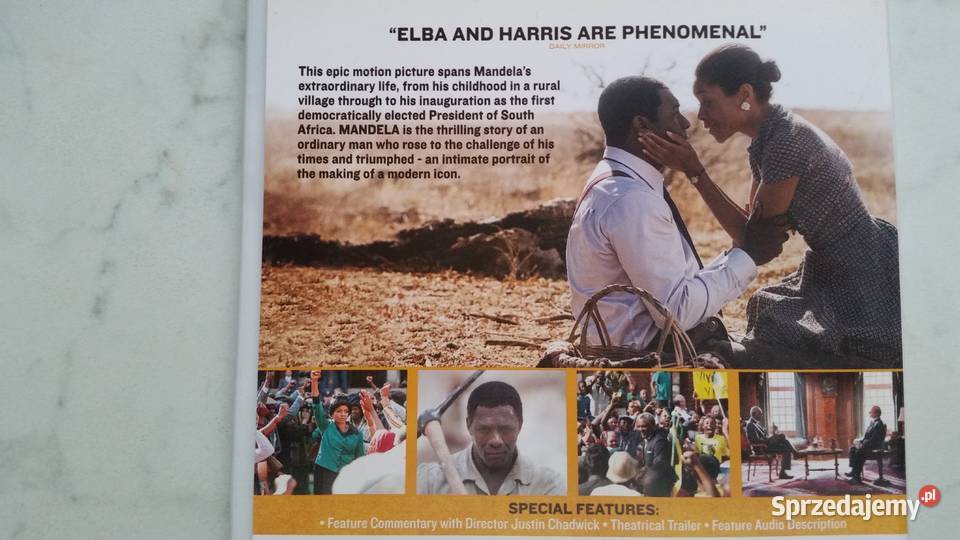 MANDELA LONG WALK TO FREEDOM 2014 DVD VIDEO 1 płyta