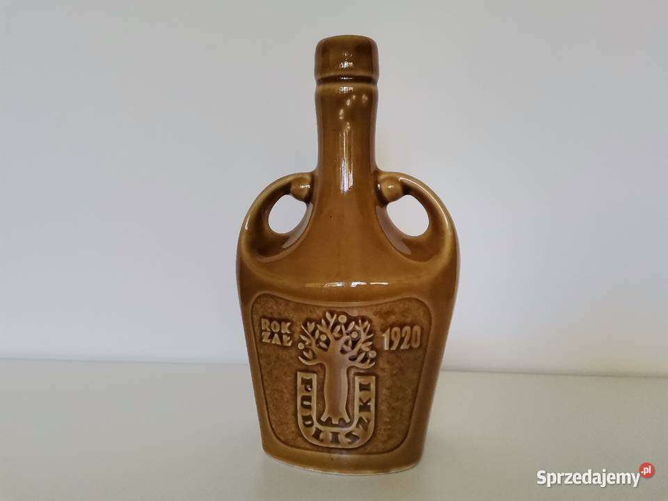 Stara butelka Kremogen Pudliszki 1920 porcelit Katowice
