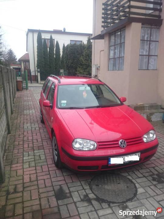 VOLSKWAGEN VW GOLF 4 IV 20 8v 115 Nowy Gaz czerwony Kutno