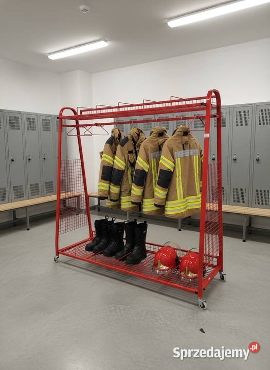 Wieszaki mobilne wielostanowiskowe strażaków Katowice