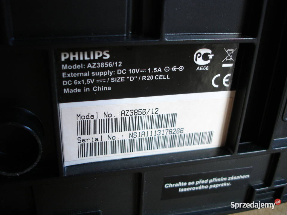 Radiomagnetofon PHILIPS AZ3856 lubuskie Zielona Góra