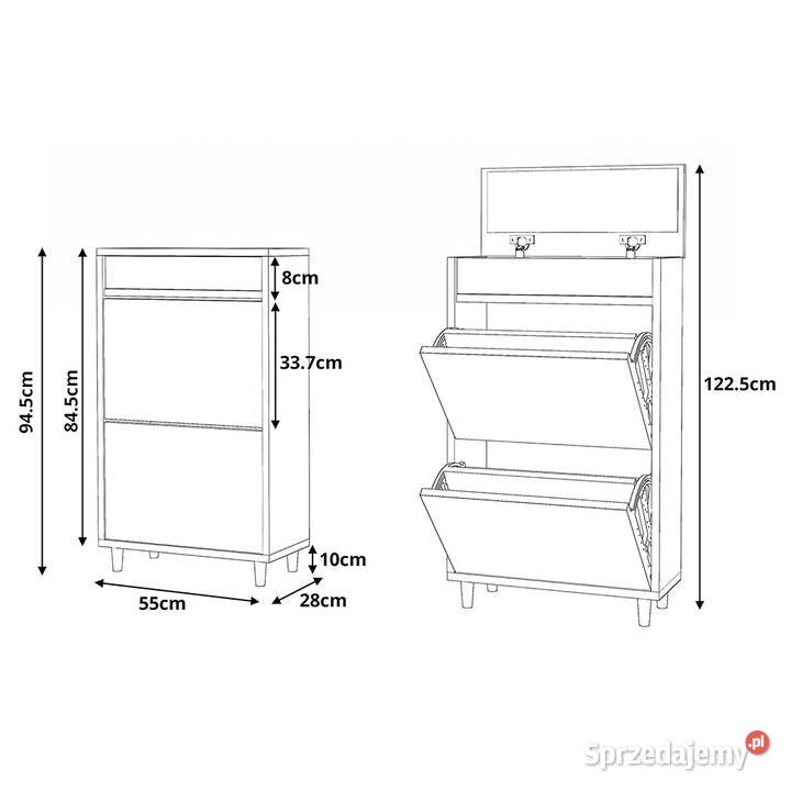 Szafka Na Buty Do Przedpokoju Półka Regał Stojak Elbląg