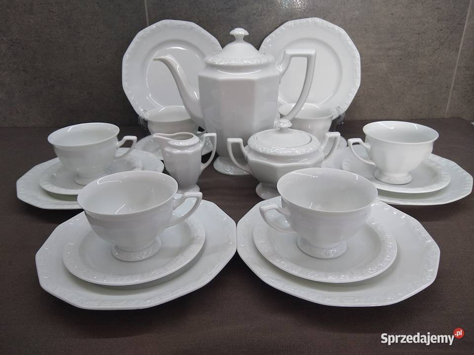 Serwis kawa Rosenthal Biała Maria Kalisz