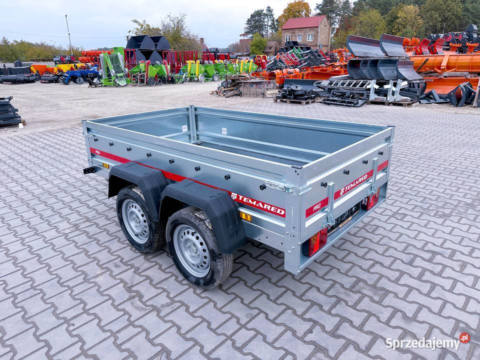 TEMARED PRO 23122 przyczepka dwuosiowa DMC 750 Cegielsko sprzedam
