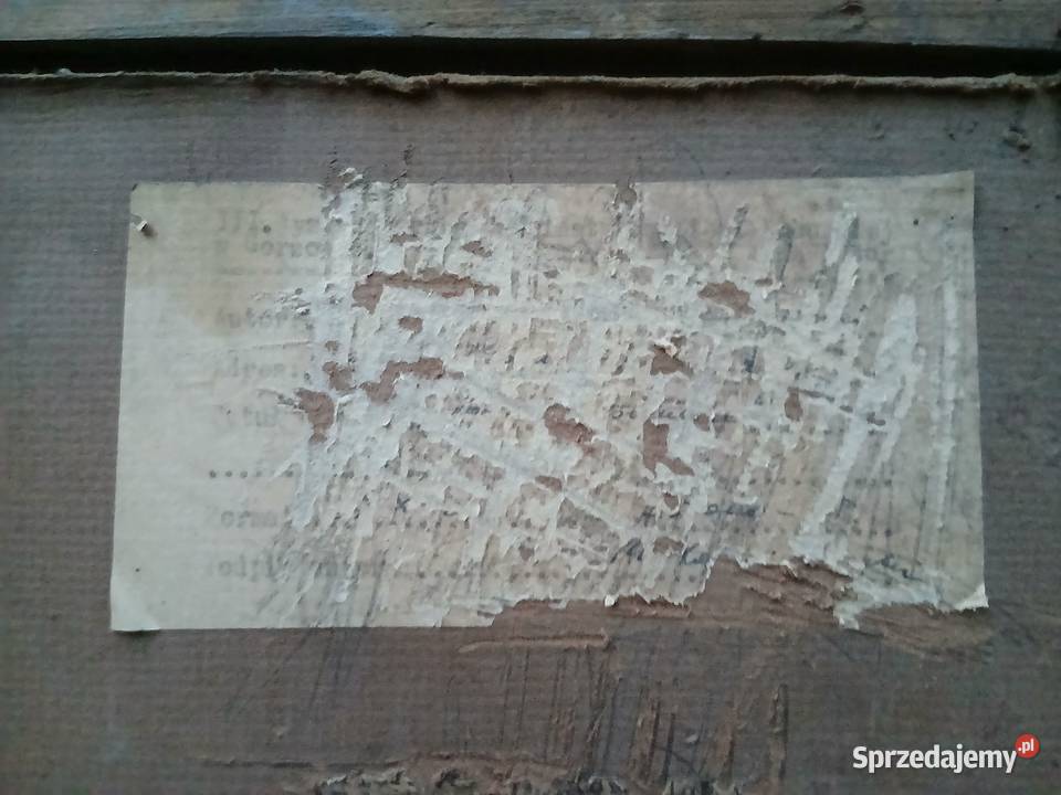 Stary portret obraz kobieta socrealizm 1948