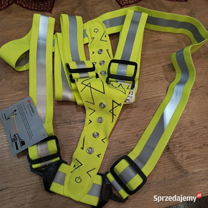 Szelki LED do biegania na rower do pracy Myszków