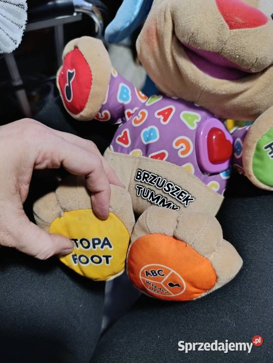 interaktywna pluszowa zabawka edukacyjna Fisher Poznań