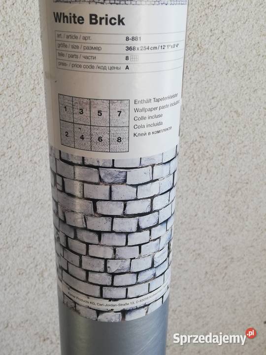 Fototapeta Komar biała cegła 368x254 Poznań sprzedam