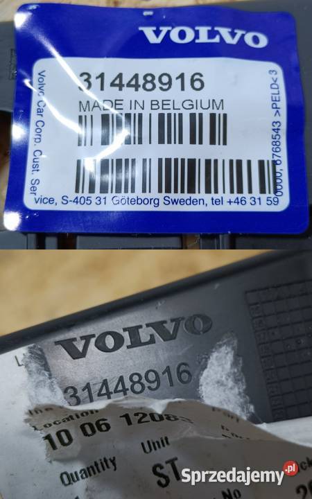 VOLVO S60 V60 II 19 ŚLIZG MOCOWANIE PROGU LEWY Pleszew