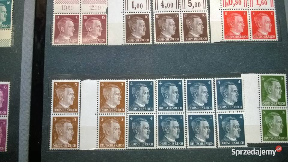 znaczki III RZESZA zestaw 80 czyste mazowieckie Warszawa