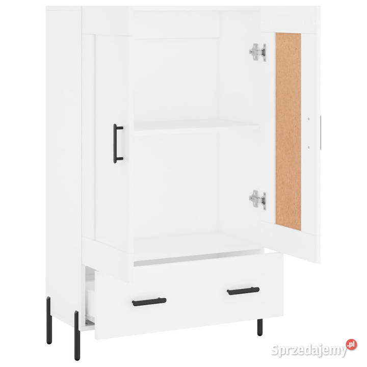 Wysoka szafka biała 695x31x115 materiał Pozostałe mazowieckie Warszawa sprzedam