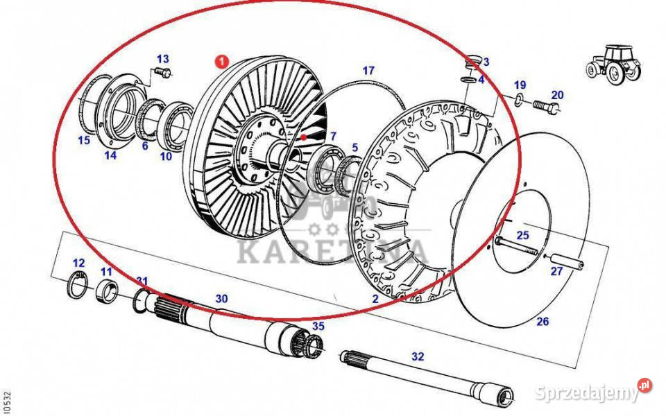 Turbo Sprzęgło Fendt Jastrzębniki