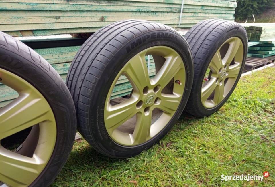 Złote Koła Alu z Oponami 17 5x110 OPEL SAAB Będków-Kolonia
