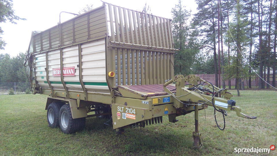 Przyczepa samozbierająca Bergmann SLT 2104 8 TON uszkodzony Łyse