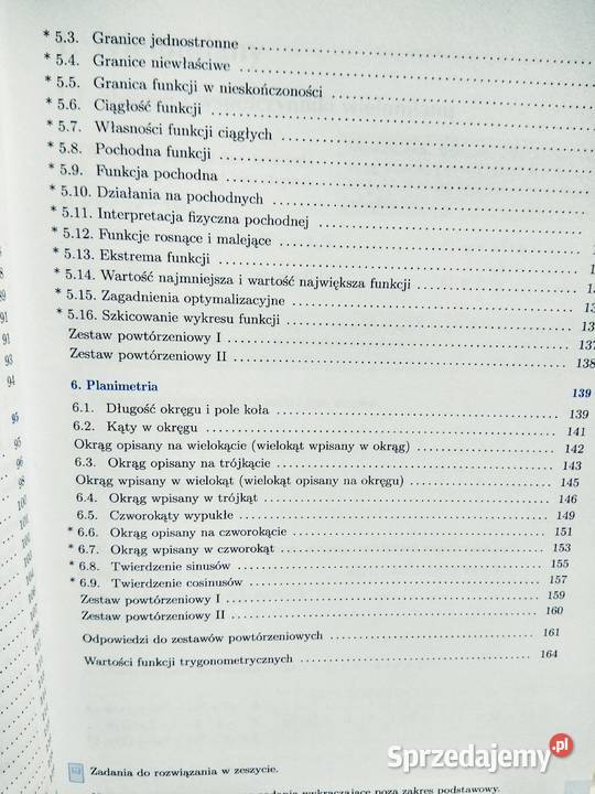 Matematyka 2 rozszerzenie ćwiczenia Warszawa