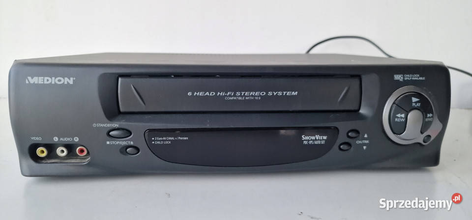 Video magnetowid medion MD2845 VHS Międzychód