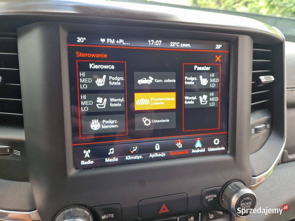 RAM 1500 6 OSOBOWY inst GAZ fakt vat 23 nieuszkodzony Warszawa