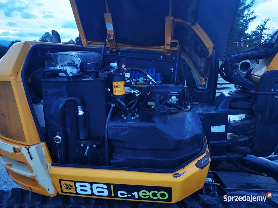 Koparka gasienicowa JCB 86 C1 2018 3 łyżki 2018 Rok produkcji 2018 Koparki Cieszyn sprzedam