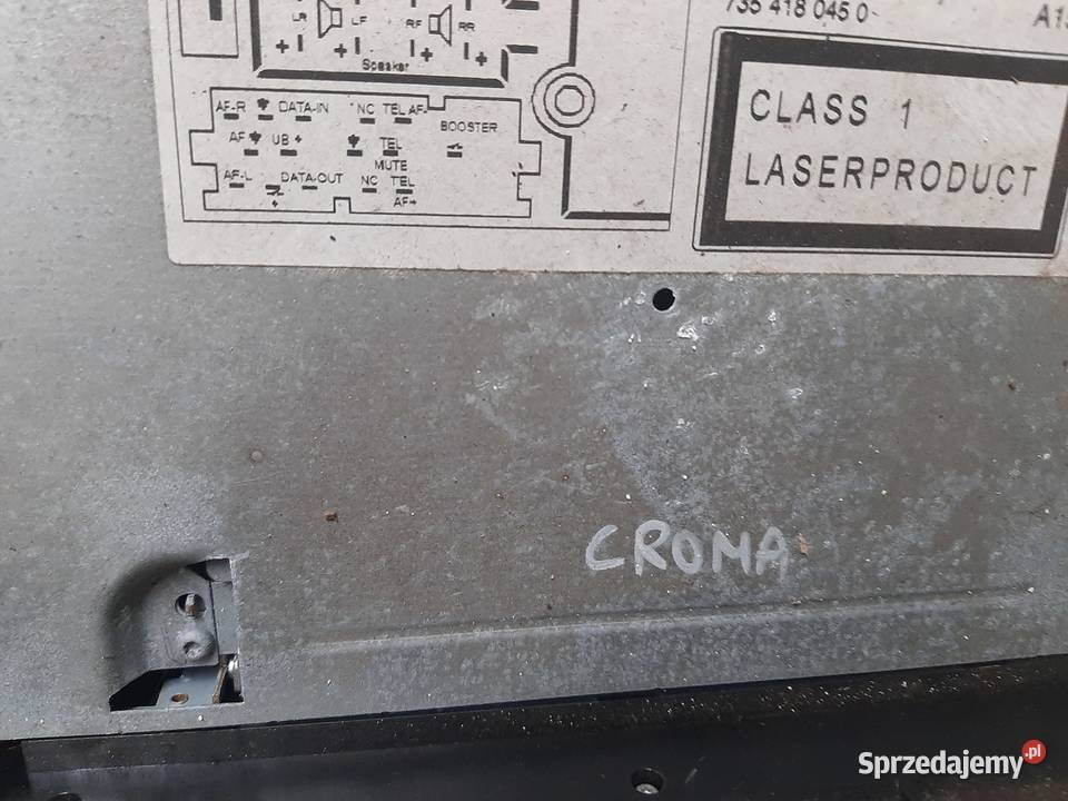 Fiat Croma II fabryczne radio CD kod Ksawerów