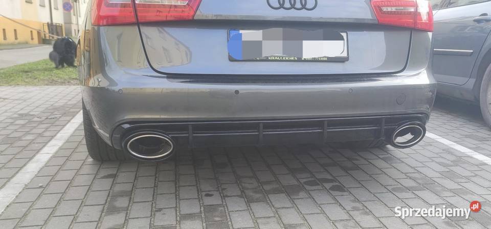 Dyfuzor Dokładka tył Audi A6 C7 Avant Styl RS6 osobowe pomorskie Chojnice