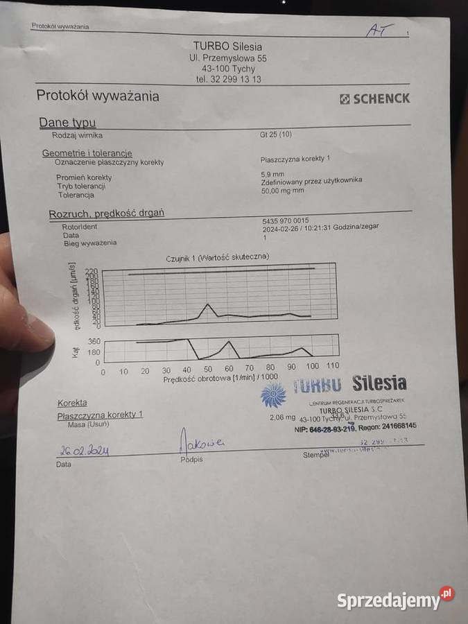 Turbosprężarka Opel Fiat 13 CDTI JTD 55197838 Mysłowice sprzedam