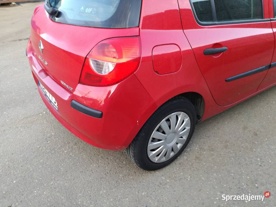 Renault Clio 2006 benzyna 1149 3 czerwony 75KM sprzedam