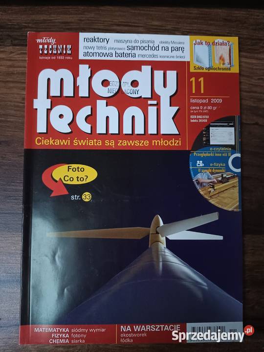 Młody Technik 112009 DVD listopad