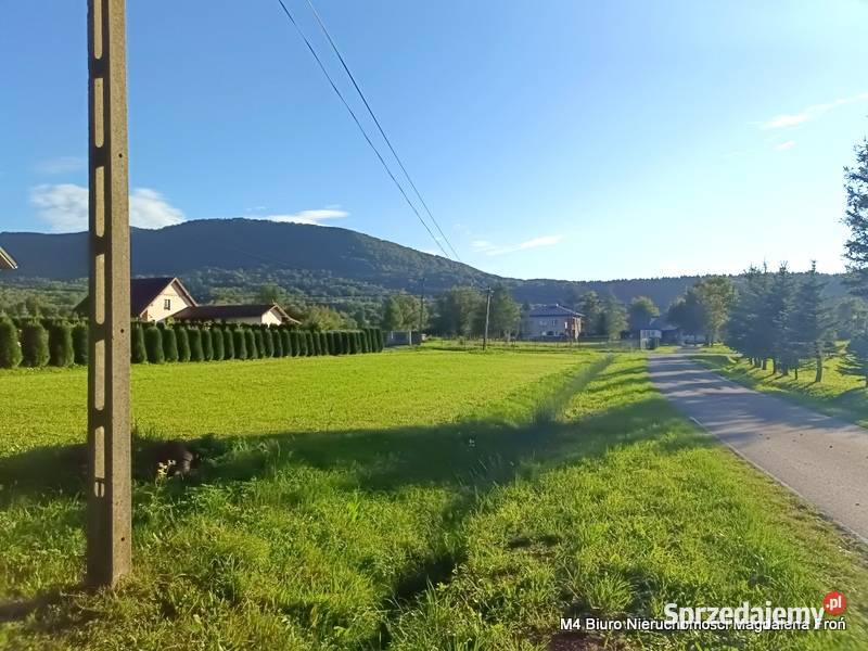 Widokowa działka Beskid Niski Jasionka