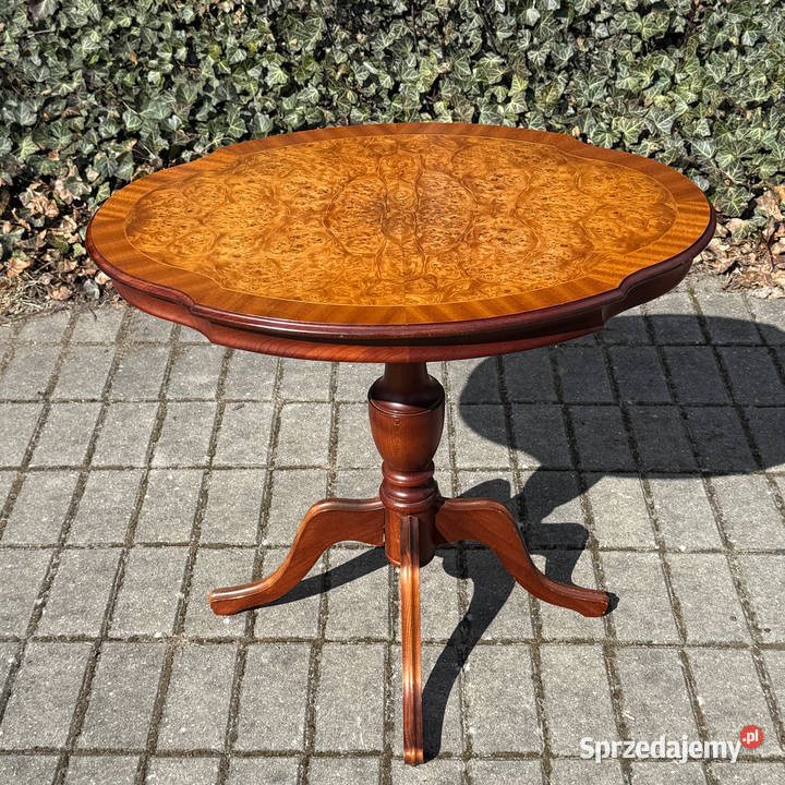 ARTexpert Stół stolik kawowy owalny Ludwik Dobrzany