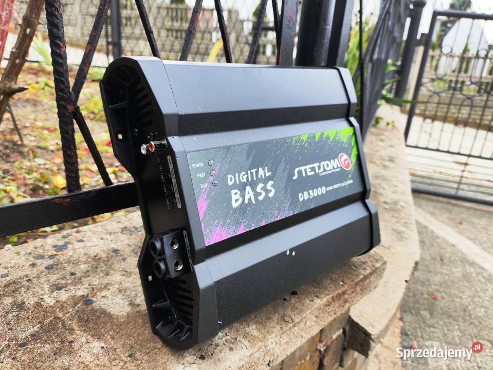 Wzmacniacz samochodowy 1 kanałowy monoblok Niegowonice