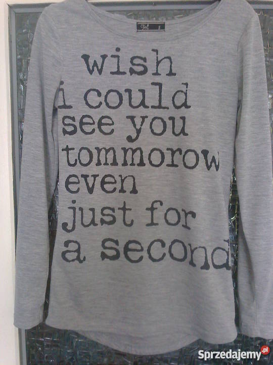 szary tshirt z długim rękawem Troll Olkusz