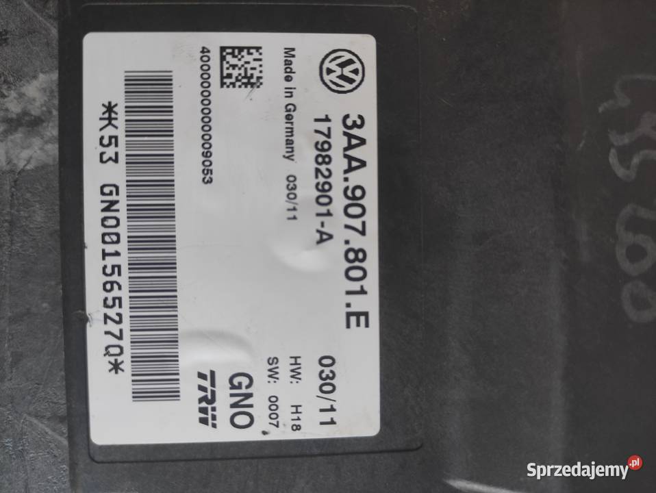 Moduł hamulca postojowego VW Passat 3AA907801E Rzeszów