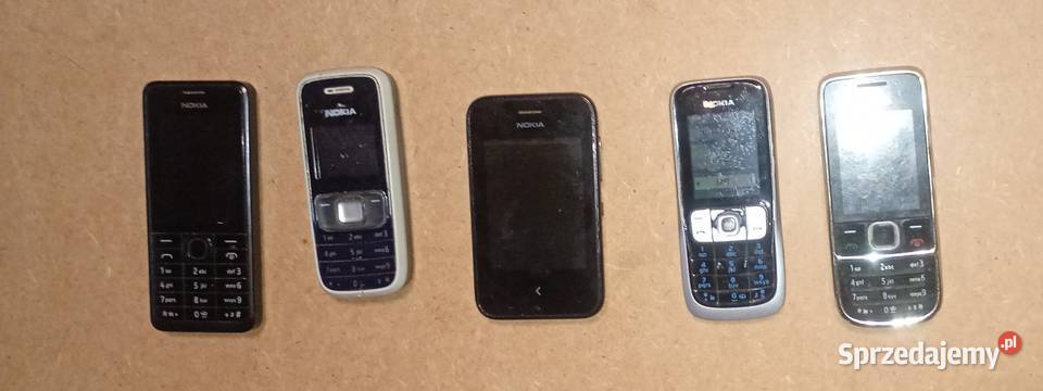 Zestaw 13 starych telefonów komórkowych Nokia Katowice