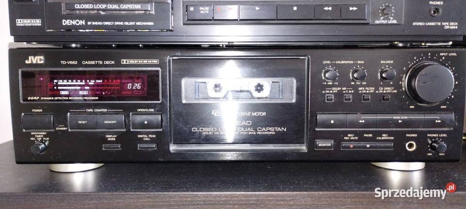 Magnetofon deck 3 głowicowy JVC TDV662 mazowieckie