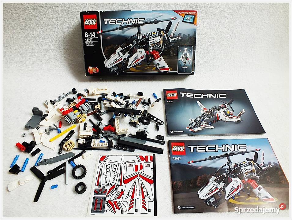 Klocki LEGO Technic 42057 Ultralekki Helikopter Klocki Żary