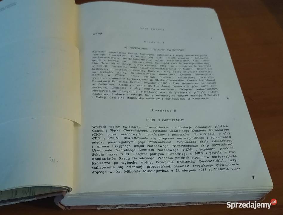 Polskie stronnictwa burżuazyjne Galicji Śląska historia, archeologia Gdańsk sprzedam