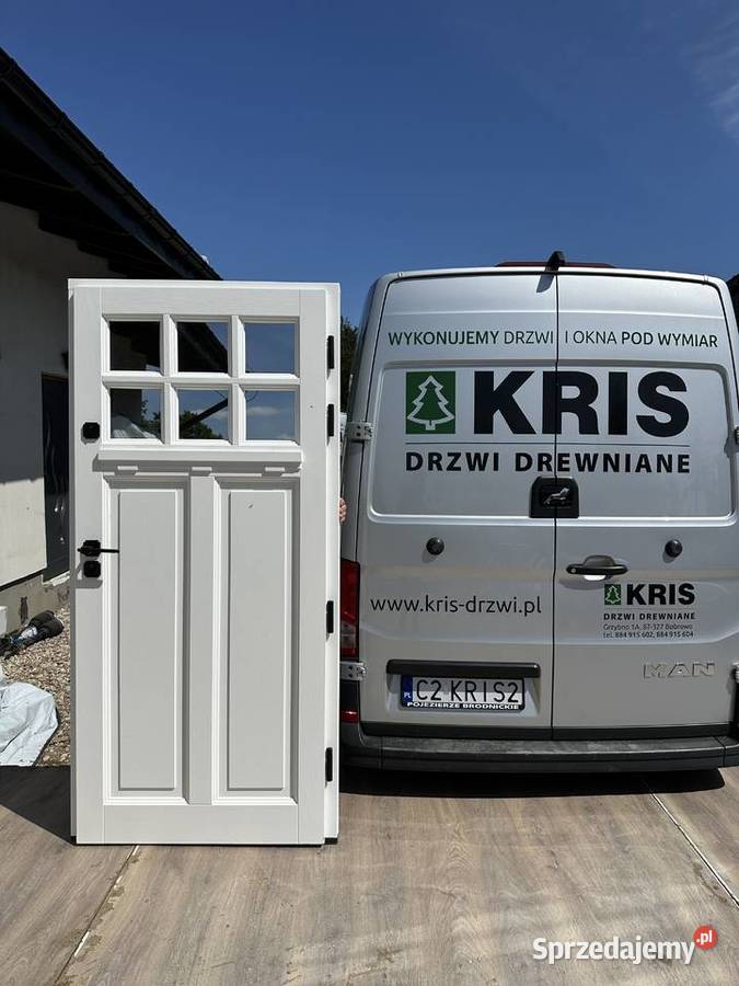 Drzwi wejściowe zewnętrzne drewniane Bielsko-Biała
