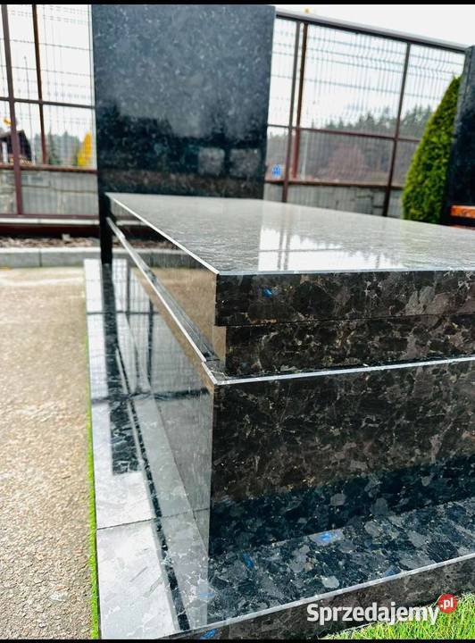 Nagrobek czarny 190x90 tanio Skarżysko-Kamienna