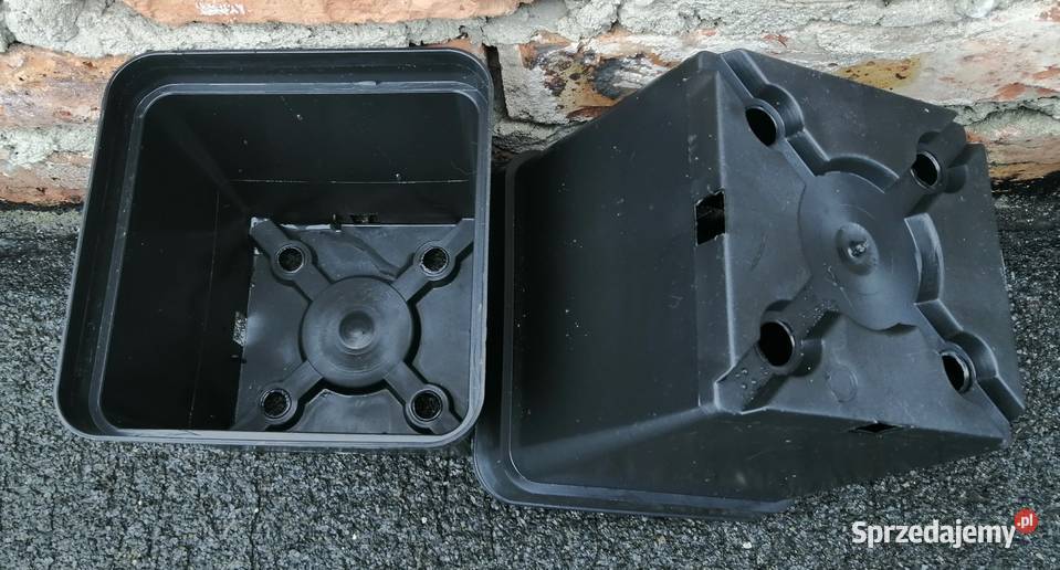 Doniczki produkcyjne P16 16x16x16 kwadratowe 3 L Siewierz