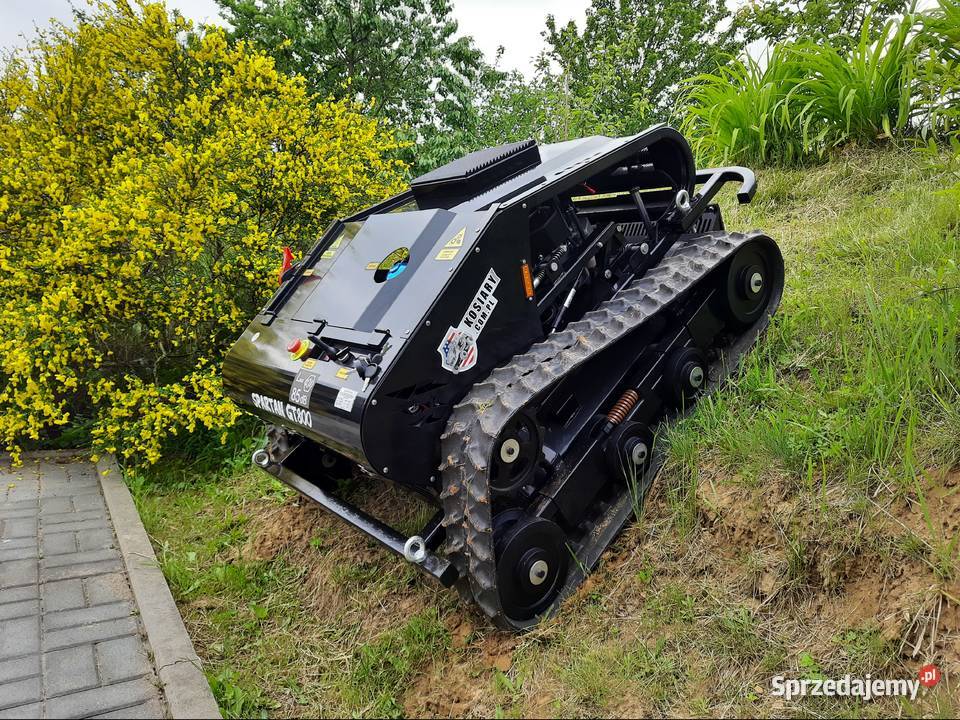 ROBOT Traktorek Kosiarka Gąsienicowa Zdalna Narzędzia ogrodnicze Dom i Ogród Sędziszów Małopolski