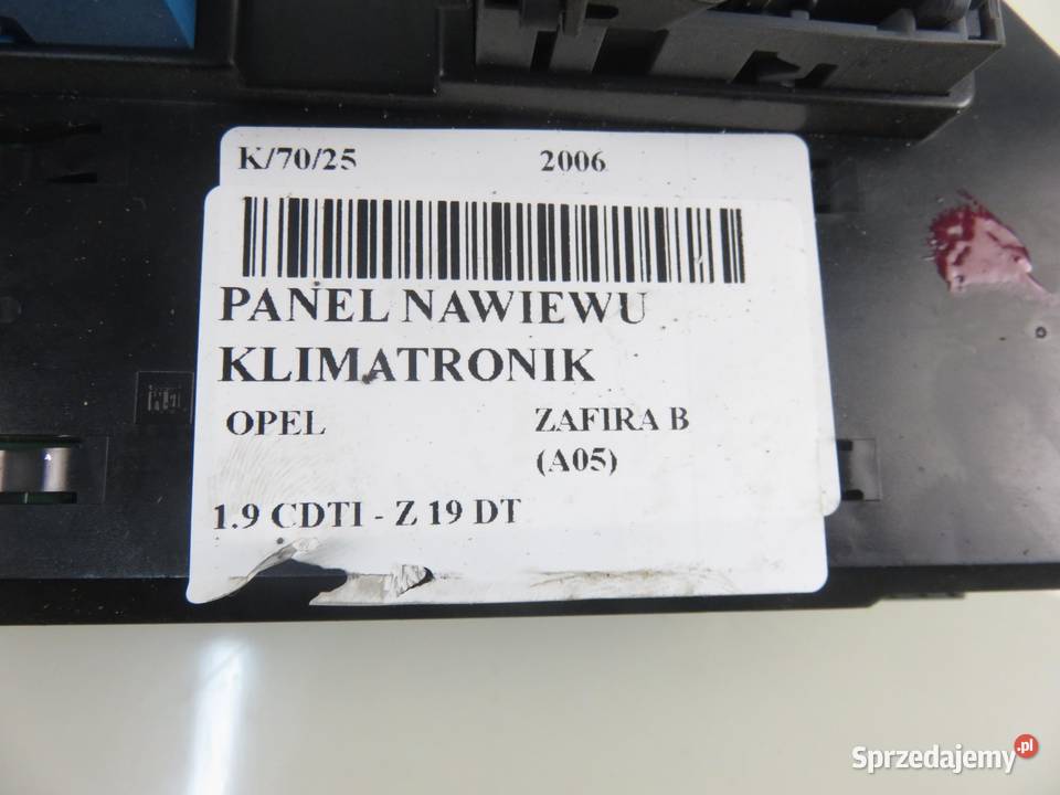 KLIMATRONIK OPEL ZAFIRA B A05 13245119