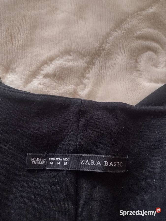38M ZARA Czarne legginsy dopasowane spodnie sprzedam