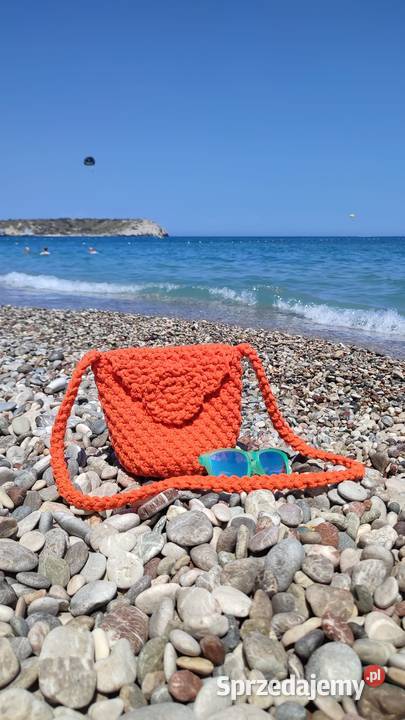 Torebka listonoszka ze sznurka handmade Listonoszka