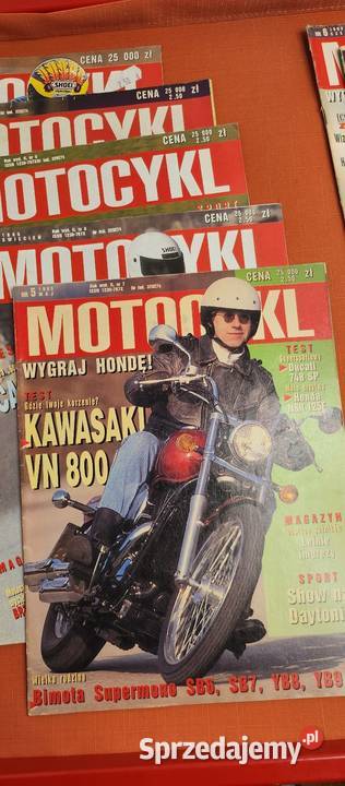 Czasopismo kolekcjonerskie motocykl 1995 komplet