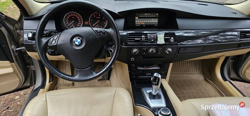 Bmw e60 525d 530d 197 lift skóra sedan 2007 Zarejestrowany w Polsce Siestrzeń sprzedam