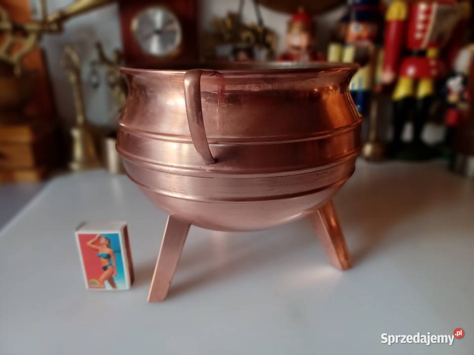 Piękna skandynawska donica Miedź Kolekcja Poznań