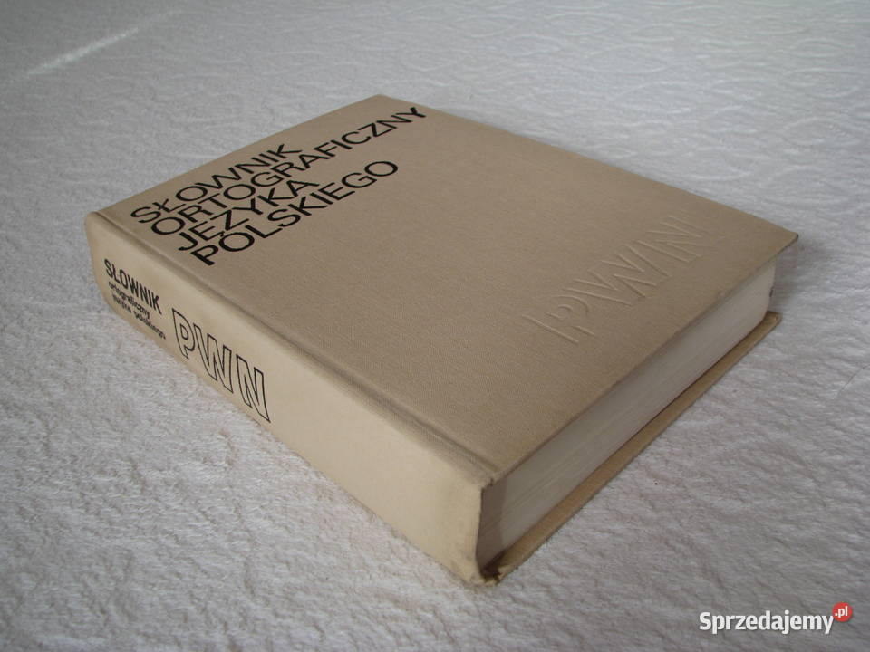 Słownik ortograficzny języka polskiego PWN encyklopedie, słowniki, leksykony Brzegi